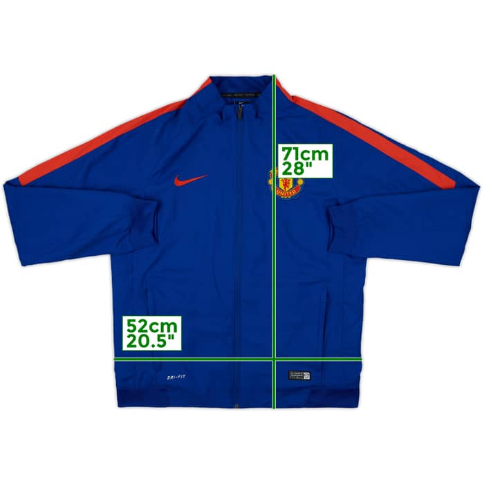 2014-15 Manchester United Nike Track Jacket - 8/10 - (M)