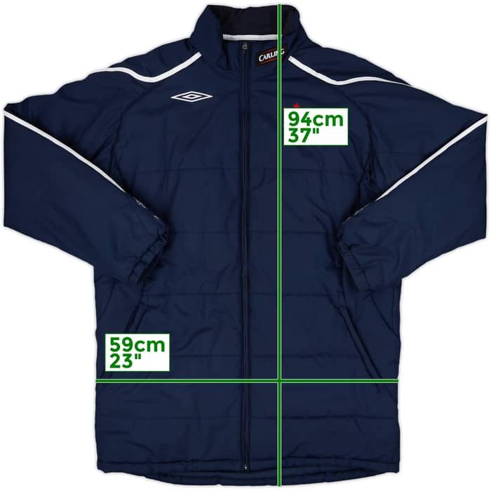 2007-08 Rangers Umbro Padded Bench Coat - 7/10 - (L)