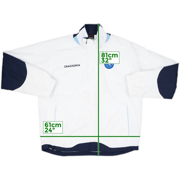 2002-03 Napoli Diadora Track Jacket - 9/10 - (XL)