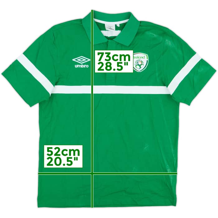 2008-09 Ireland Umbro Polo Shirt - 5/10 - (L)
