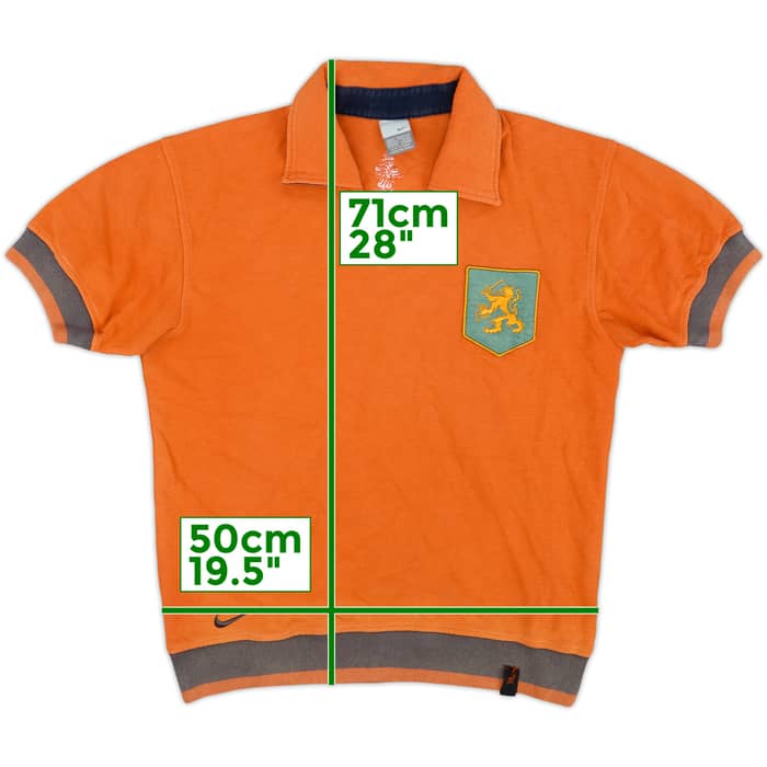 2006-08 Netherlands Nike Retro Polo Shirt - 7/10 - (L)