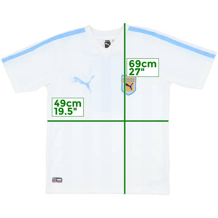 2008 Uruguay Puma Retro Away Shirt #10 - 8/10 - (XL)