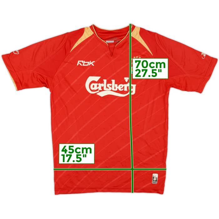 2005-06 Liverpool CL Home Shirt - 6/10 - (S)