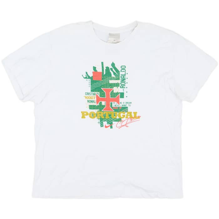 2008-09 Portugal Nike Graphic Tee - 6/10 - (XL)