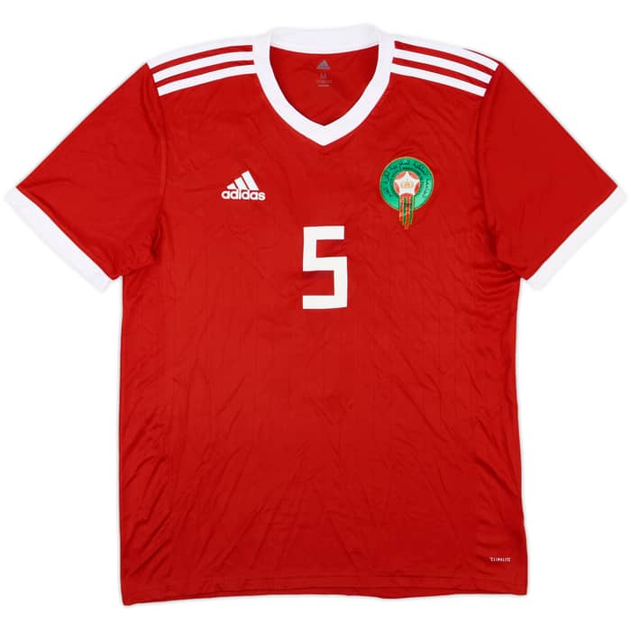 2018-20 Morocco Home Shirt Benatia #5 - 6/10 - (M)