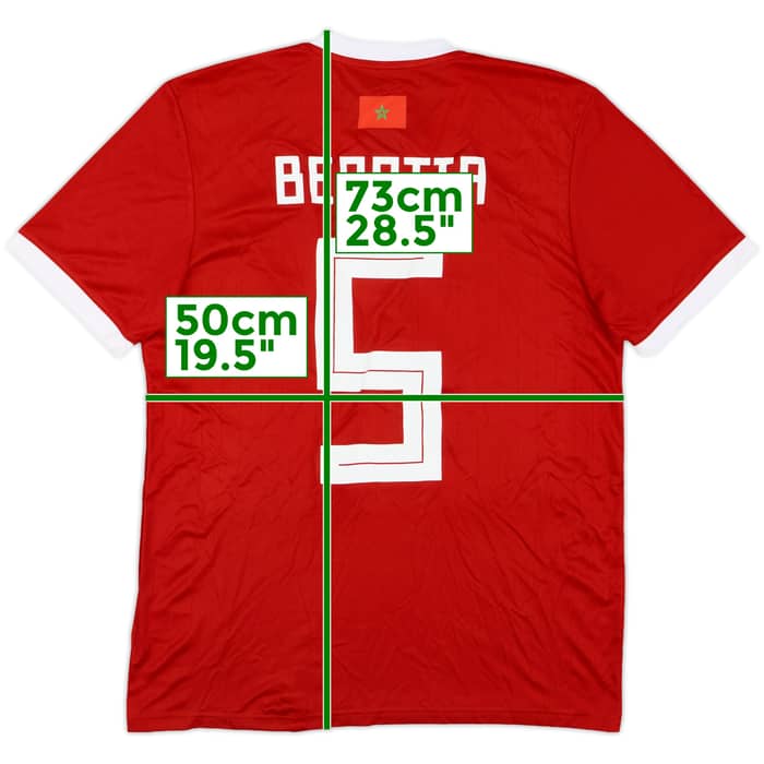 2018-20 Morocco Home Shirt Benatia #5 - 6/10 - (M)