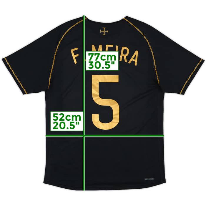2006-07 Portugal Away Shirt F.Meira #5 - 6/10 - (M)