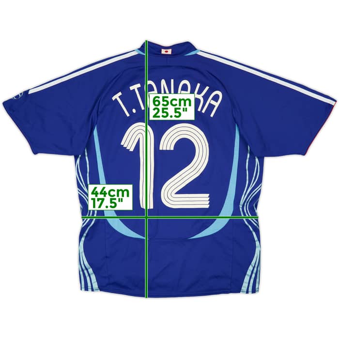 2006-08 Japan Home Shirt T. Tanaka #12 - 7/10 - (M)