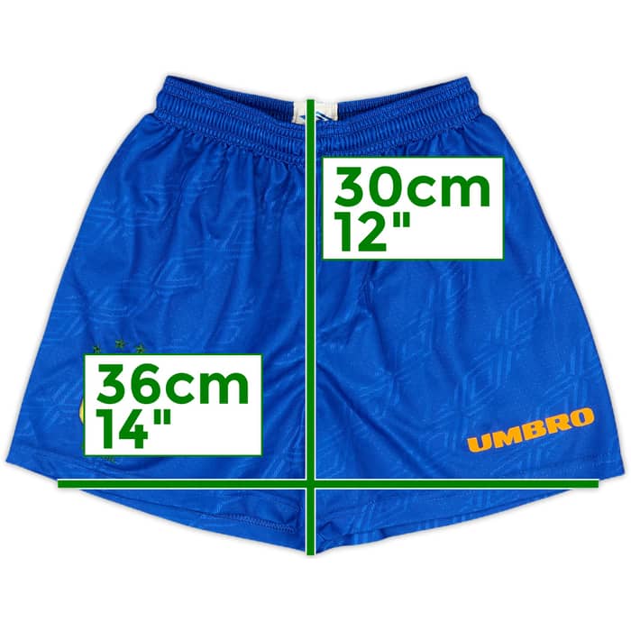 1996-97 Brazil Home Shorts - 9/10 - (XS)
