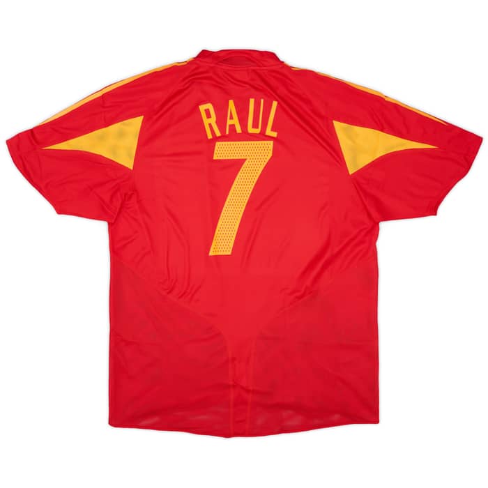 2004-06 Spain Home Shirt Raul #7 (XL)