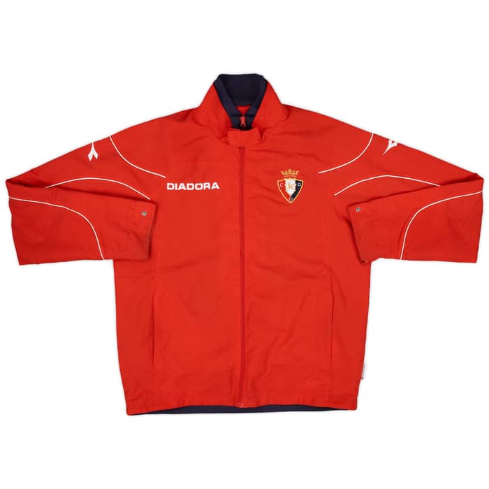 2008-09 Osasuna Diadora Track Jacket - 9/10 - (S)