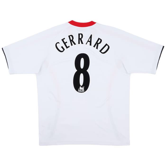 2005-06 Liverpool Away Shirt Gerrard #8 - 6/10 - (L)