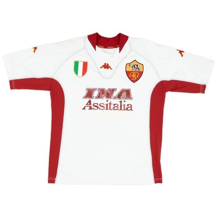 2001-02 Roma Away Shirt Candela #32 - 6/10 - (L)