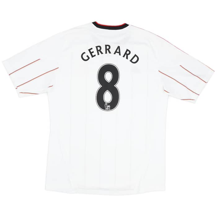 2010-11 Liverpool Away Shirt Gerrard #8 - 8/10 - (XL)