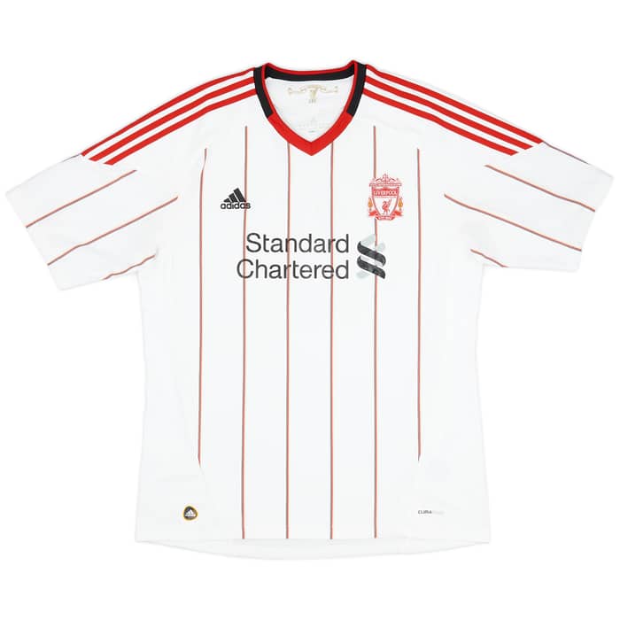 2010-11 Liverpool Away Shirt Gerrard #8 - 8/10 - (XL)