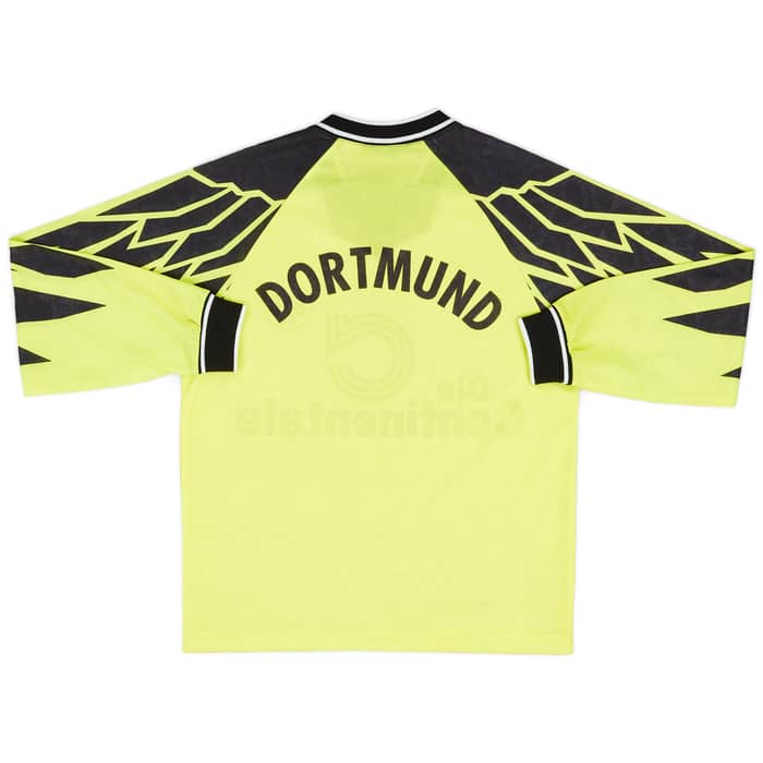 1994-95 Borussia Dortmund Home L/S Shirt - 8/10 - (S)