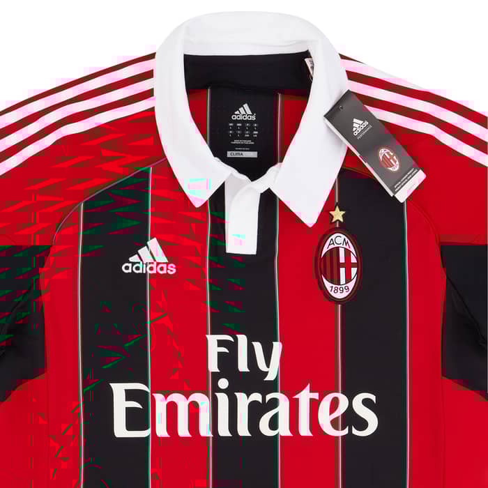 2012-13 AC Milan Home Shirt - NEW - (XL)