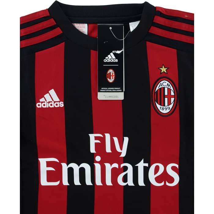 2017-18 AC Milan Home Shirt KIDS