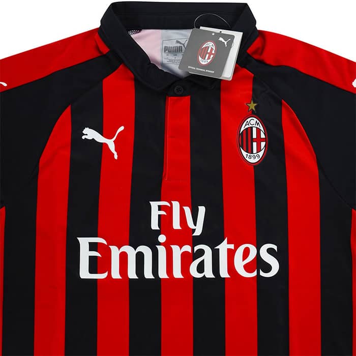 2018-19 AC Milan Home Authentic Shirt