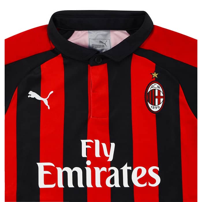 2018-19 AC Milan Home Shirt (KIDS)