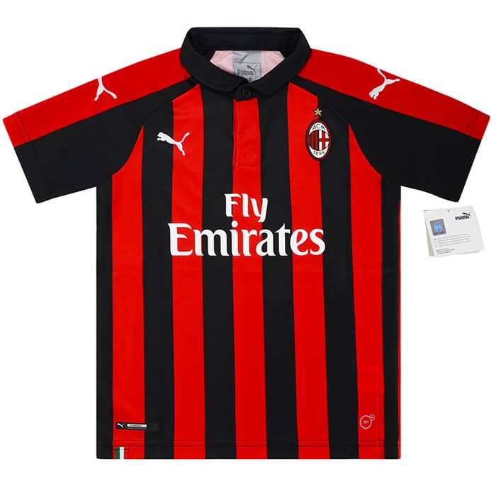 2018-19 AC Milan Home Shirt (KIDS)