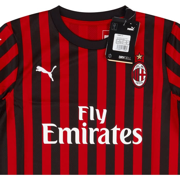 2019-20 AC Milan Home Shirt (KIDS)