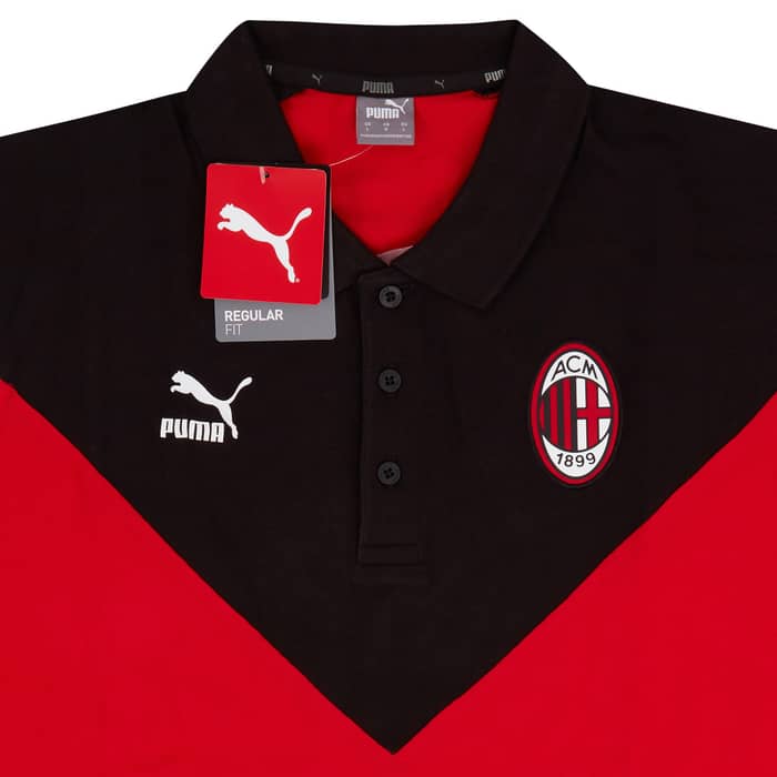 2019-20 AC Milan Puma Iconic Polo T-Shirt