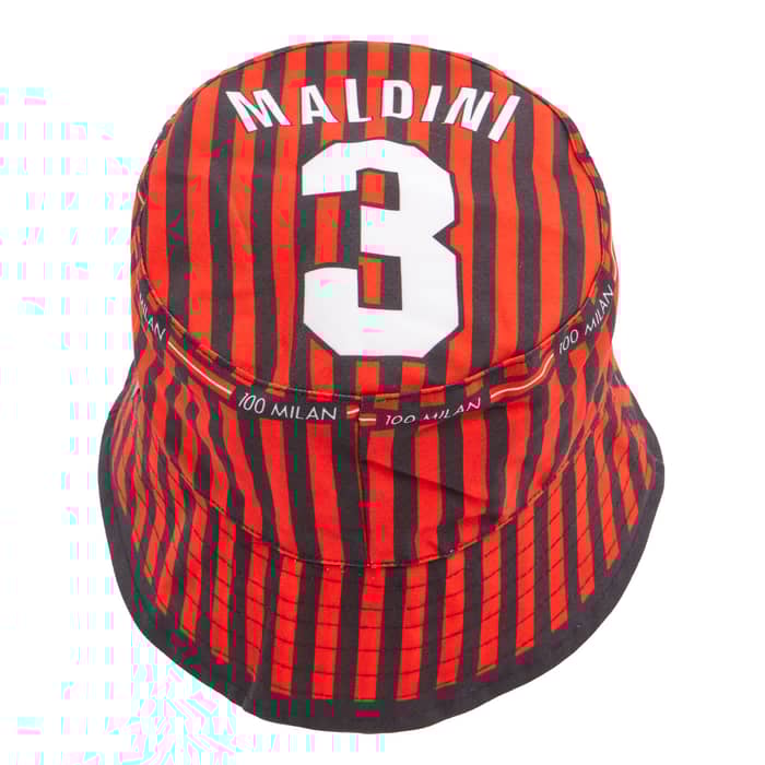 1999-00 AC Milan Centenary Home Maldini #3 Bucket Hat