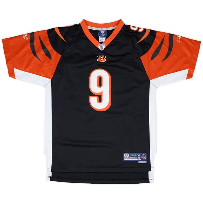 2008-10 Cincinnati Bengals Palmer #9 Reebok Premier Home Jersey - 9/10 - (XL.Boys)