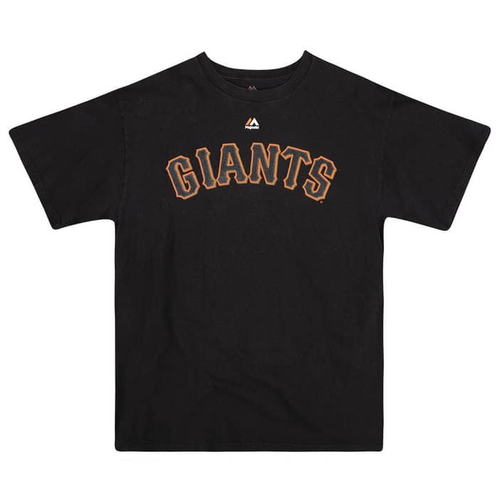 2014-15 San Francisco Giants Hudson #17 Majestic Tee L