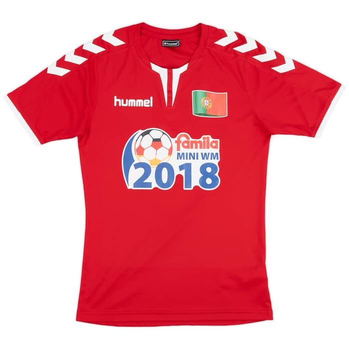 2018-19 Hummel Template Shirt Portugal #3 - 9/10 - (L.Boys)