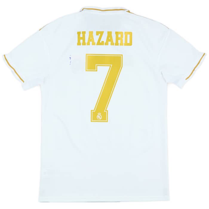 2019-20 Real Madrid Home Shirt Hazard #7 - 5/10 - (S)