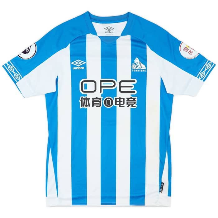2018-19 Huddersfield Match Issue Home Shirt Hogg #6