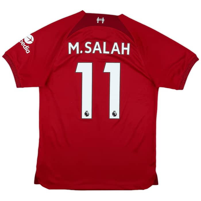 2022-23 Liverpool Home Shirt M.Salah #11 - 9/10 - (S)