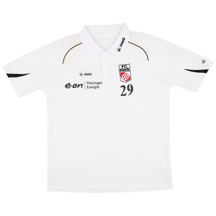 2006-07 Rot-Weiss Erfurt Player Issue Jako Polo Shirt #29 - 9/10 - (M)
