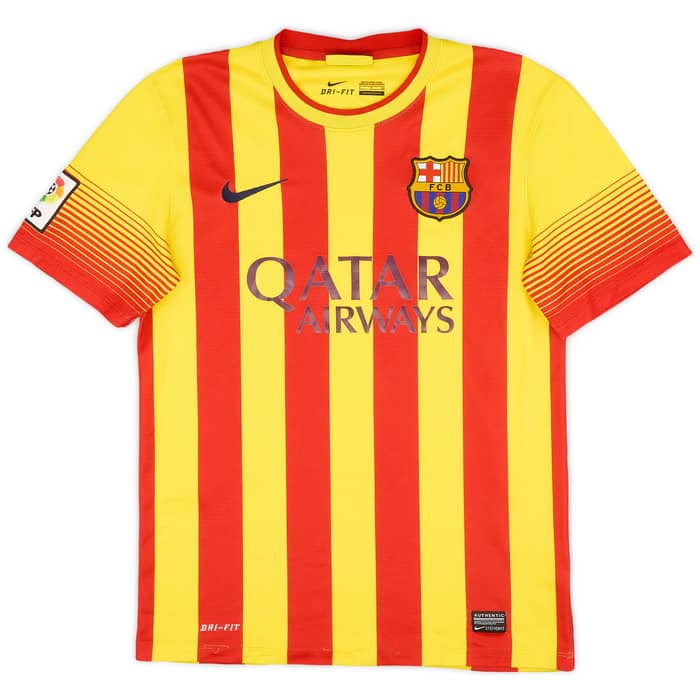 2013-15 Barcelona Away Shirt Messi #10 - 6/10 - (S)