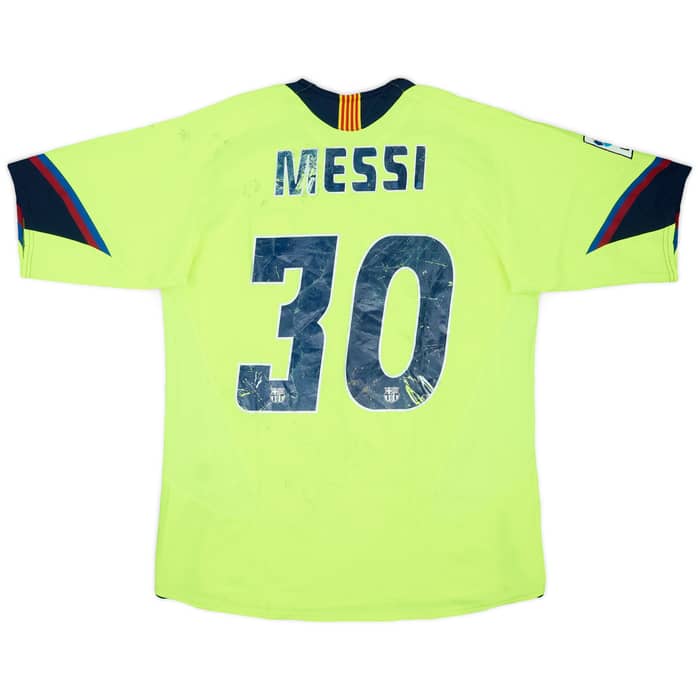 2005-06 Barcelona Away Shirt Messi #30 - 4/10 - (M)