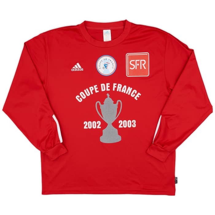 2002-03 Coupe de France adidas Template L/S Shirt #15 - 9/10 - (XL)