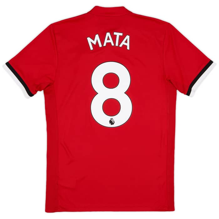 2017-18 Manchester United Home Shirt Mata #8 - 6/10 - (S)