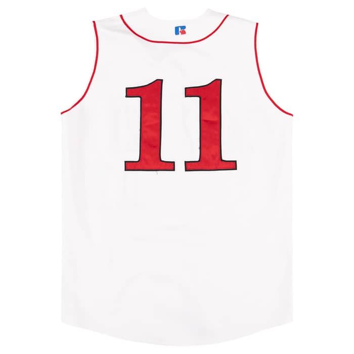 1990s Miami Redhawks #11 Russell Athletic Sleeveless Baseball Jersey (Home) M
