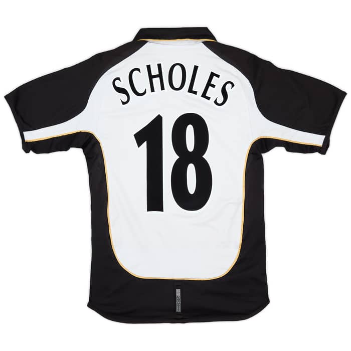 2001-02 Manchester United Centenary Away/Third Shirt Scholes #18 - 5/10 - (S)