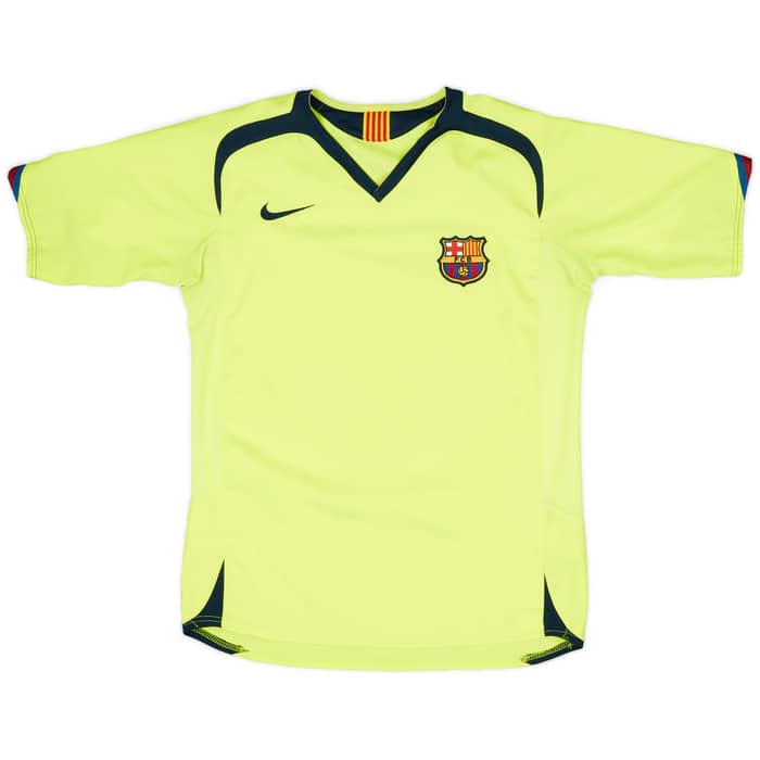 2005-06 Barcelona Away Shirt - 8/10 - (XL.Boys)