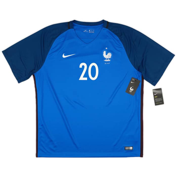 2016-17 France Home Shirt Mbappe #20 (XXL)