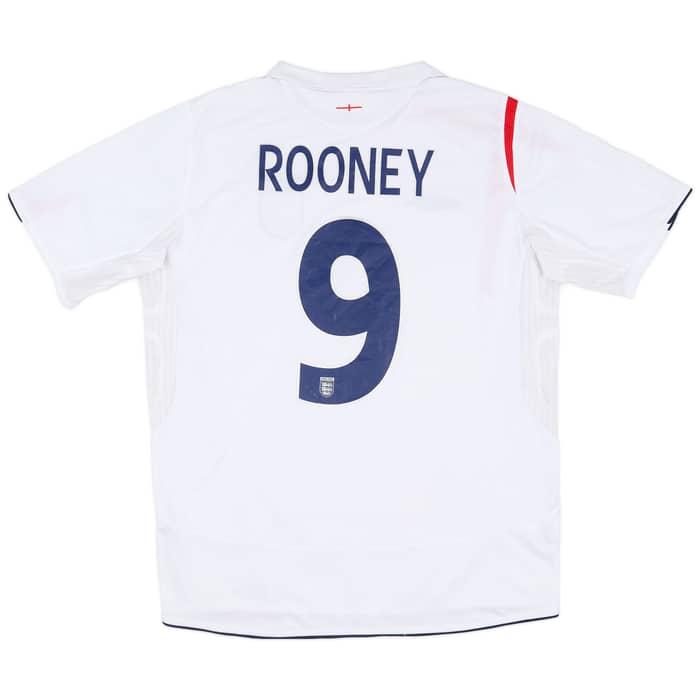 2005-07 England Home Shirt Beckham #7 - 7/10 - (L)