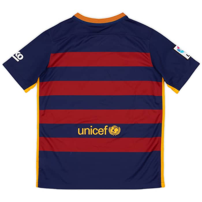 2015-16 Barcelona Home Shirt - 7/10 - (XL.Boys)