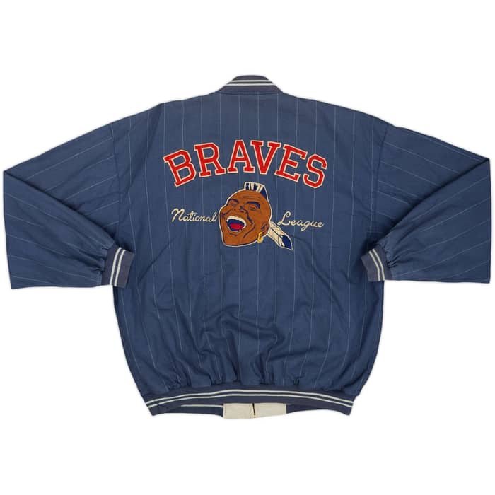 1990s Atlanta Braves Mirage Cooperstown Collection Bomber Jacket - 8/10 - (XL)