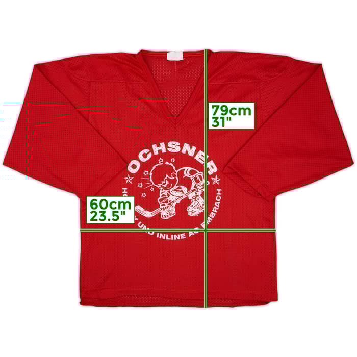 1990s Ochsner Hockey Template Jersey - 6/10 - (XL)