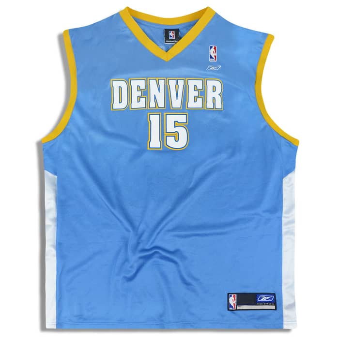 2003-06 Denver Nuggets Anthony #15 Reebok Jersey (Away) Y