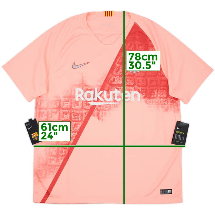 2018-19 Barcelona Third Shirt Messi #10 (XL)