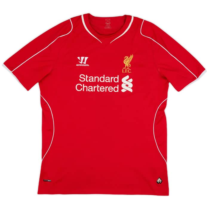 2014-15 Liverpool Home Shirt Gerrard #8 - 5/10 - (XL)